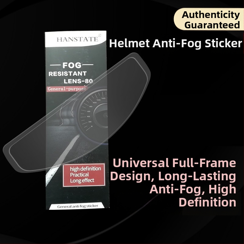 Film proti zahmlievaniu prilby HANSTATE TAC, UV ochrana, HD priehľadnosť, dlhodobé anti-fog účinky