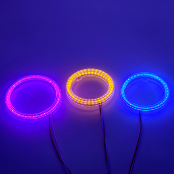 Decorare lentilă far LED cu COB Angel Eye Ring și far de ceață – 24V, 5W, 500 lm, IP55, Carcasă PC