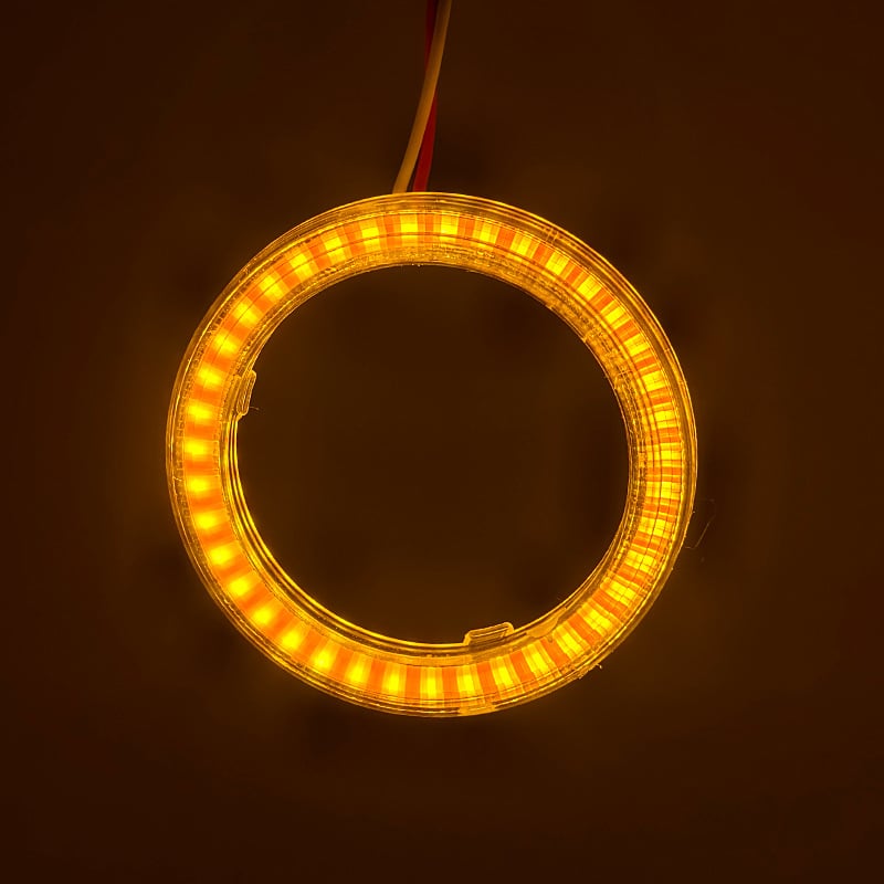 Decorare lentilă far LED cu COB Angel Eye Ring și far de ceață – 24V, 5W, 500 lm, IP55, Carcasă PC