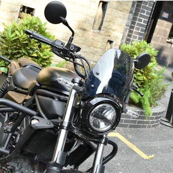 Vjetrobran motocikl Kawasaki Eliminator 500 – PC plast, prednja zaštita