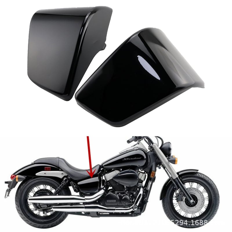 Kryt baterije i bočni poklopac za Honda Shadow ACE VT750 97-03 — ABS, vodootporni zaštitni poklopac