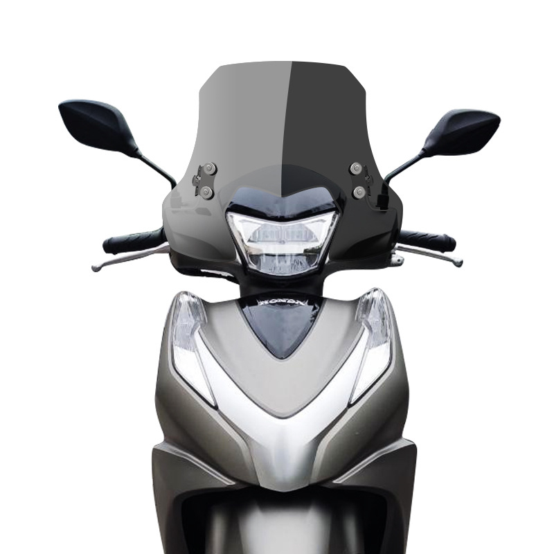 Vjetrobran za motocikl Wuyang Honda LD125 – PMMA, prilagodljiv, ne-reflektirajući