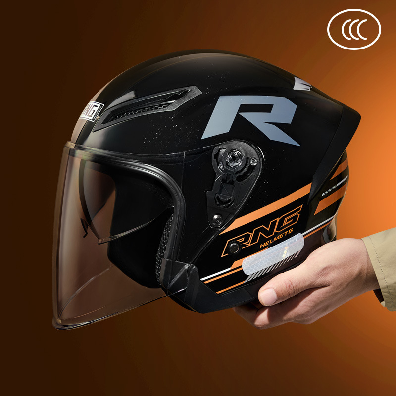 RNG BY-705 ABS kaciga za motor, 3/4 stil, 3C potvrđena GB811-2022A, za odrasle