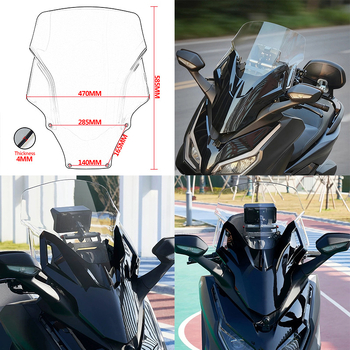 Prednje vjetrobransko staklo za Honda Forza 350 NSS350 (2021-2025) – PC plastika, HO-5476-3356