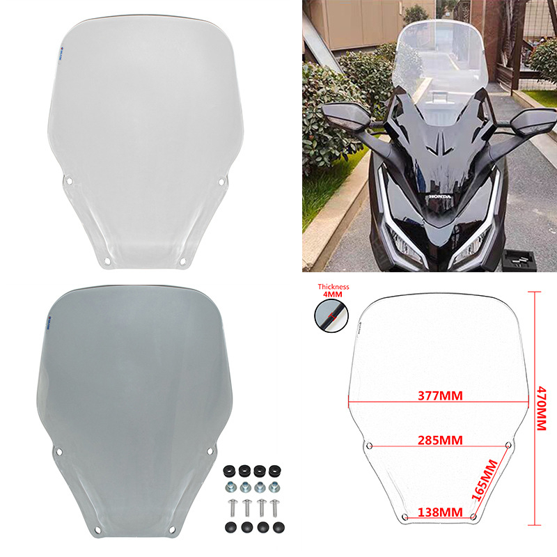 Prednje vjetrobransko staklo za Honda Forza 350 NSS350 (2021-2025) – PC plastika, HO-5476-3356
