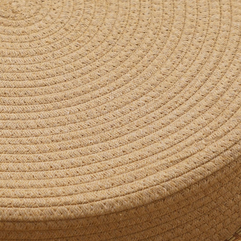 Japanski stil futon jastuk za podu, za dnevni boravak i balkon, tatami pod za podu, materijal pamuk-lan, punilo EPE, jednobojni uzorak