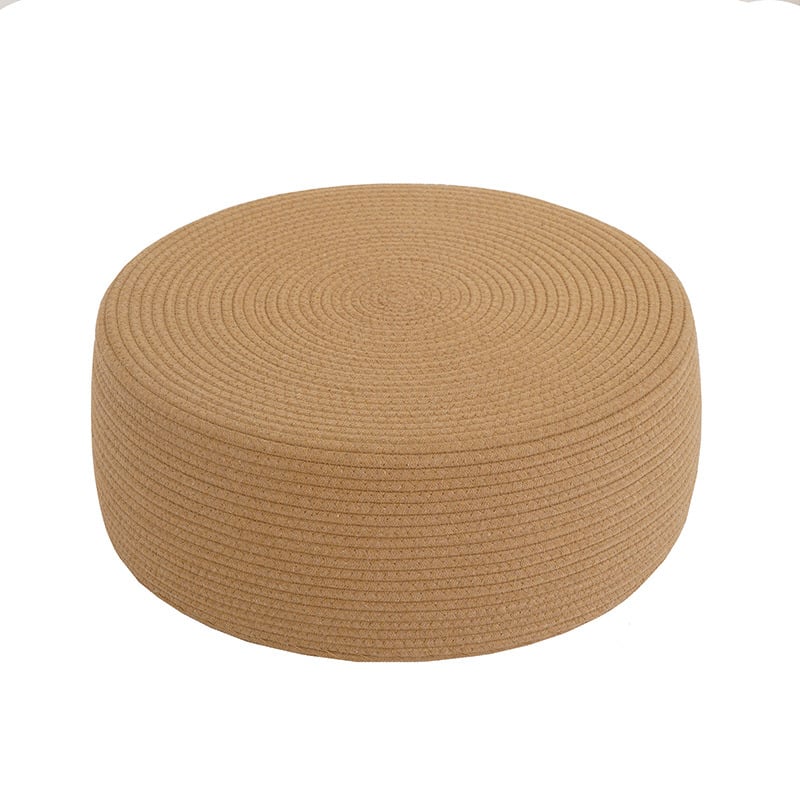 Japanski stil futon jastuk za podu, za dnevni boravak i balkon, tatami pod za podu, materijal pamuk-lan, punilo EPE, jednobojni uzorak