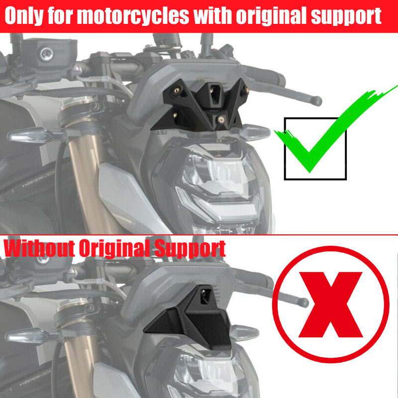 Prednje vjetrobransko staklo za BMW S1000R 2021-2024 - PC plastika