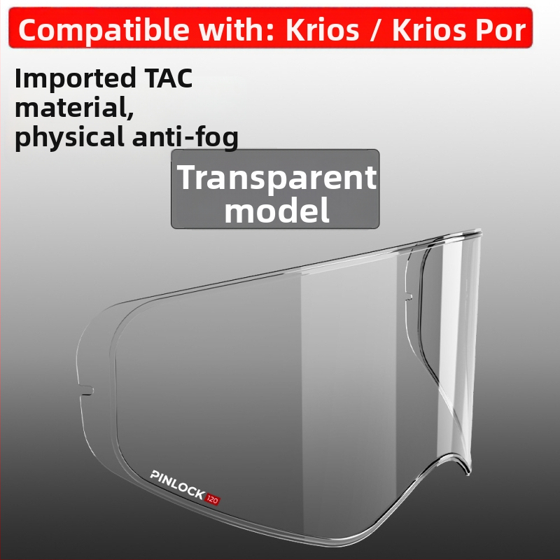 Film pentru lentila căștii de tip rally KRIOS/TVD – material TAC, protecție UV, transparență HD, antifog de durată