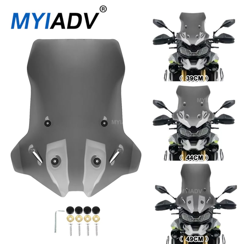 Motociklistički vjetrobran za VOGE Valico DS900X/900DSX, PC materijal, antireflektirajući