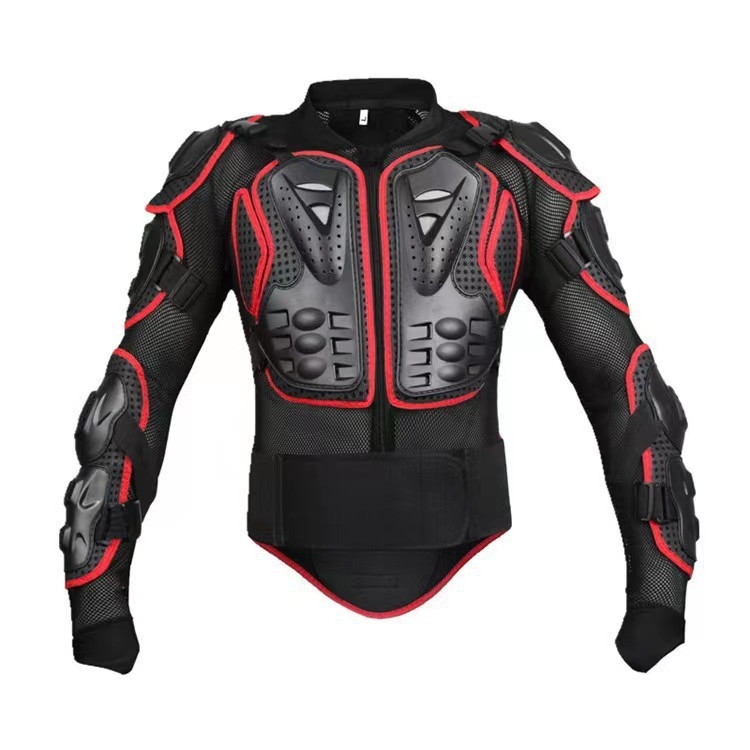 Îmbrăcăminte de armură pentru motocicletă, costum de curse cu coajă PP + EVA, personalizabil, protecție împotriva căderilor, rezistent la vânt cu bumbac