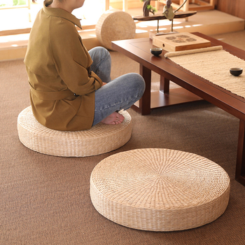 Veliki futon jastuk za sjedenje na podu u dnevnoj sobi, meditacijski tatami jastuk, punilo EPE