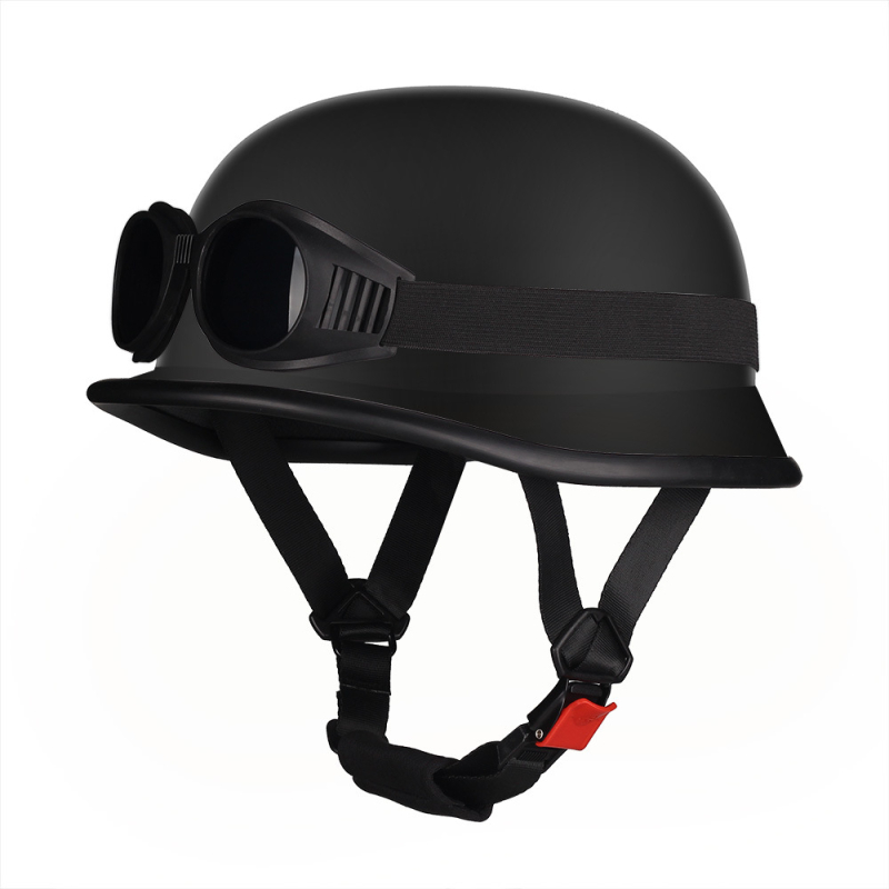 Kaciga za motocikl u njemačkom stilu cruiser retro, polu-lice kaciga, unisex, 3C potvrda.