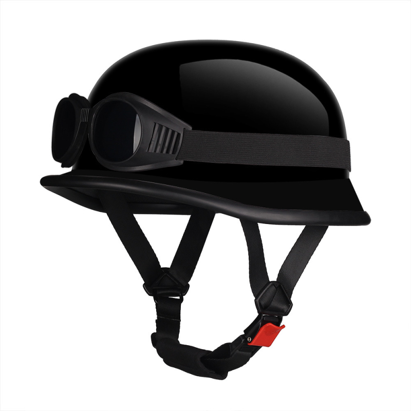 Kaciga za motocikl u njemačkom stilu cruiser retro, polu-lice kaciga, unisex, 3C potvrda.