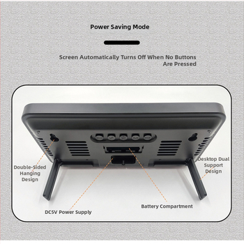 LED ψηφιακό ρολόι γραφείου με ρυθμιζόμενη φωτεινότητα, ξυπνητήρι, 24ωρη ένδειξη και ημέρα της εβδομάδας