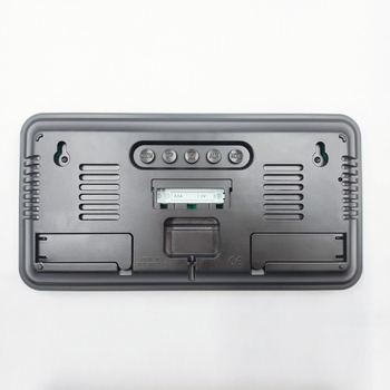 LED ψηφιακό ρολόι γραφείου με ρυθμιζόμενη φωτεινότητα, ξυπνητήρι, 24ωρη ένδειξη και ημέρα της εβδομάδας