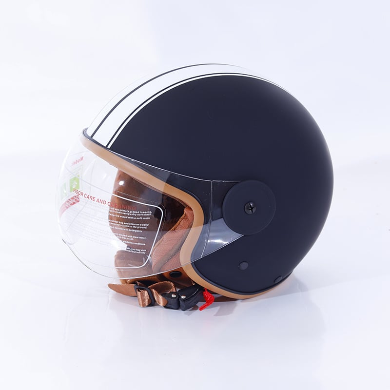 Harley stil retro kaciga za motocikle, ABS materijal, model A8, univerzalna za električne motocikle, sve sezone, 3C certificirano