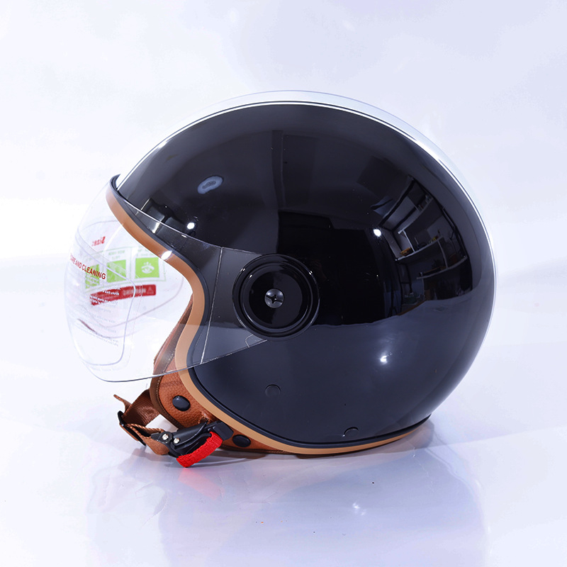 Harley stil retro kaciga za motocikle, ABS materijal, model A8, univerzalna za električne motocikle, sve sezone, 3C certificirano