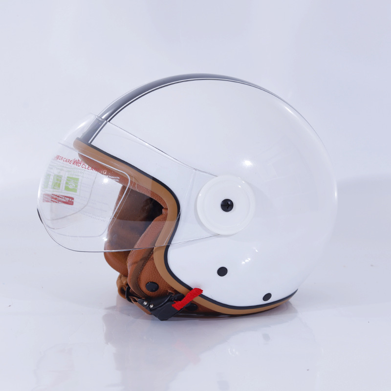 Harley stil retro kaciga za motocikle, ABS materijal, model A8, univerzalna za električne motocikle, sve sezone, 3C certificirano