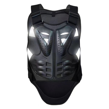 Echipament de protecție pentru motocicletă off-road – vestă cu armură pentru torace, carcasă din PP cu spumă înaltă, Fox, stil cavaler, personalizare disponibilă