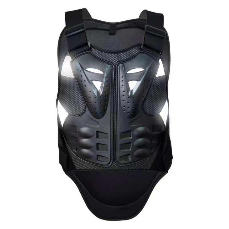 Echipament de protecție pentru motocicletă off-road – vestă cu armură pentru torace, carcasă din PP cu spumă înaltă, Fox, stil cavaler, personalizare disponibilă