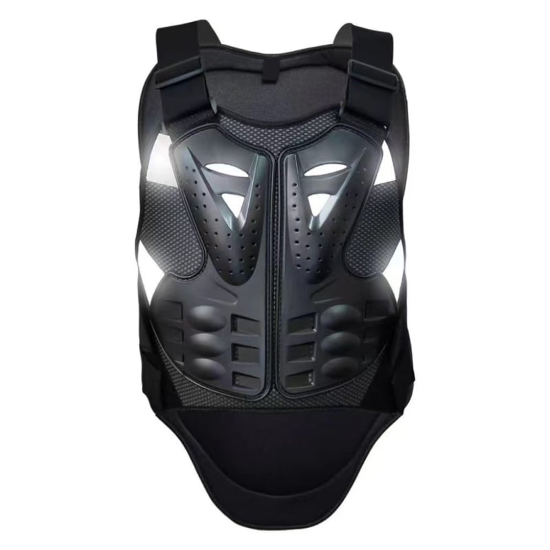 Echipament de protecție pentru motocicletă off-road – vestă cu armură pentru torace, carcasă din PP cu spumă înaltă, Fox, stil cavaler, personalizare disponibilă