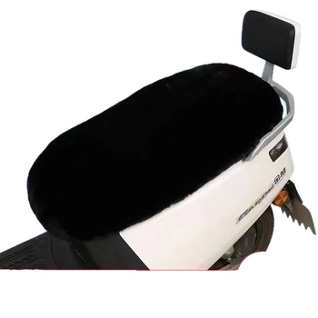 PU покривка за седалка за електрически мотоциклети – зимна плюшена, без пълнител