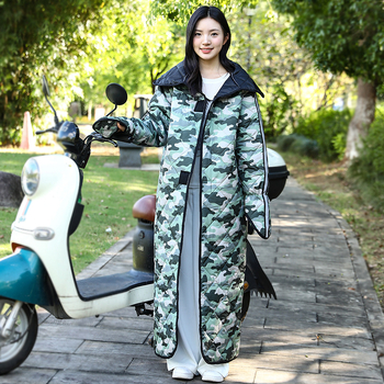 Ανθεκτικό στον άνεμο χειμερινό παλτό για μοτοσικλέτες και ηλεκτρικά οχήματα – Αδιάβροχο, πολυεστερικό ύφασμα, Unisex, ενήλικες