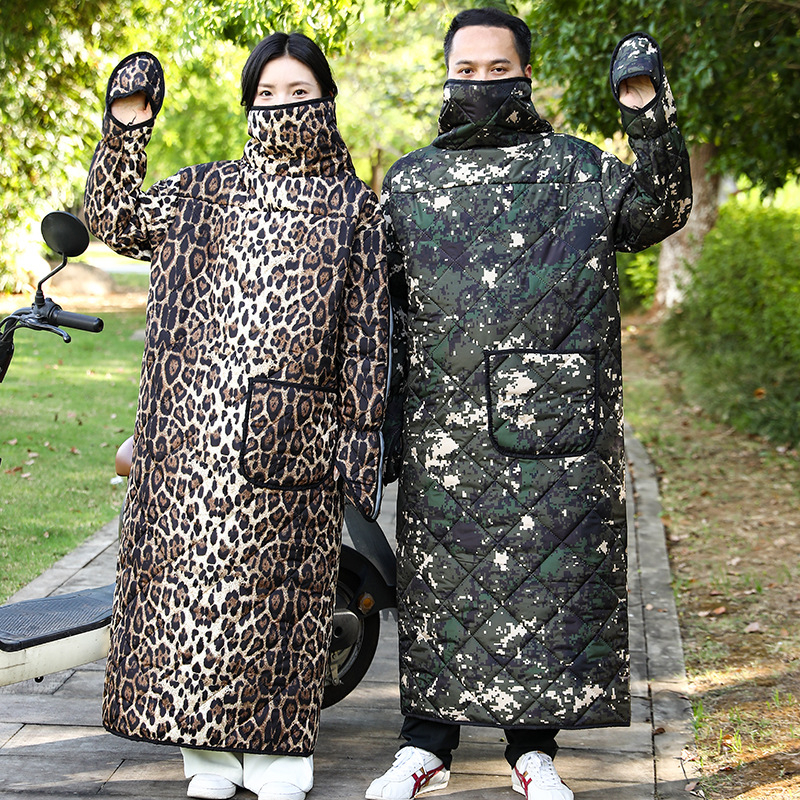 Ανθεκτικό στον άνεμο χειμερινό παλτό για μοτοσικλέτες και ηλεκτρικά οχήματα – Αδιάβροχο, πολυεστερικό ύφασμα, Unisex, ενήλικες