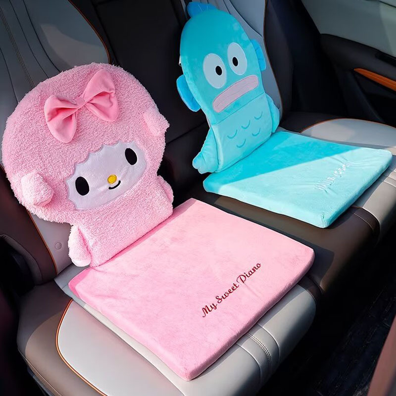 Jastuk za stolicu od pliša, cartoon uzorak, punjenje od pjene, pogodan za studij i ured