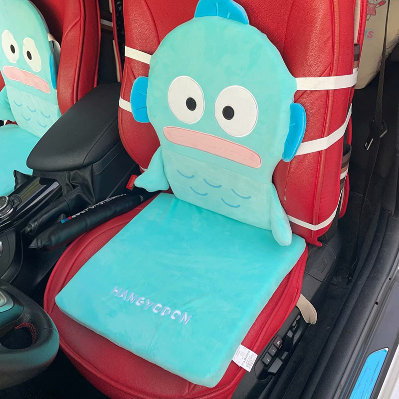 Jastuk za stolicu od pliša, cartoon uzorak, punjenje od pjene, pogodan za studij i ured