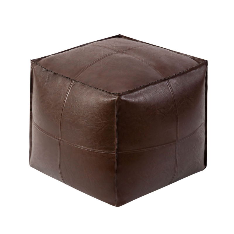 Marokanski pouf-ottoman za cipele, ležerni naslonjač s kožnim spremištem, tatami, skandinavski stil