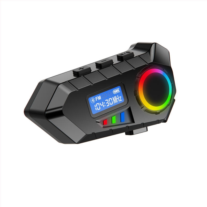 Bluetooth headset do prilby pre cyklistov a motorkárov – Bluetooth 5.4, dosah 10 m, stereo pre oba uši, vodotesný, výdrž batérie viac než 10 hodín