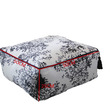 Mu Kam Mu Ju pernă de șezut în stil nordic, cu model floral, husă detașabilă, umplutură din perle de spumă, poliester