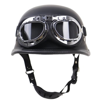 ZR-307 ABS Half Helmet Zombies Racing, DOT certificat, cască de motocicletă pentru deplasări urbane