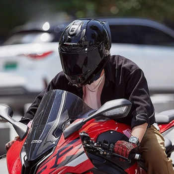 AXOR ABS cască de motocicletă cu față completă – universală pentru toate anotimpurile, potrivită pentru călătorii și navetă, certificat TCO99