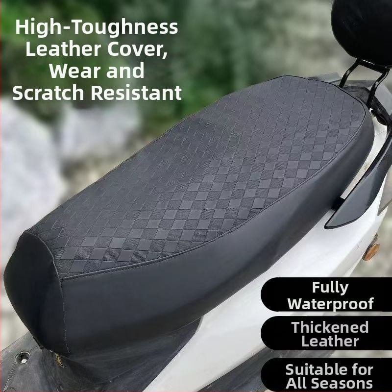 Kryt sedadla elektrického skútra — PU materiál; Bez prispôsobenia; Bez značky