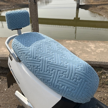 Калъф за седалка на електрическо превозно средство • памук • с печат на лого • без запълване • подходящ за всички сезони