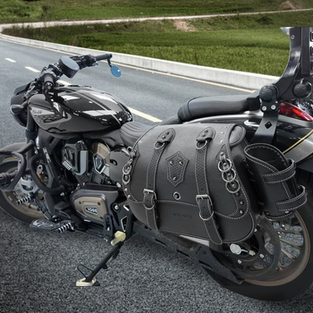 Bočna torba za motocikl (PU koža; Knight Pack stil; Brend Nothing)