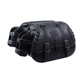 Bočna torba za motocikl (PU koža; Knight Pack stil; Brend Nothing)