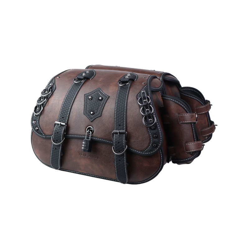 Bočna torba za motocikl (PU koža; Knight Pack stil; Brend Nothing)