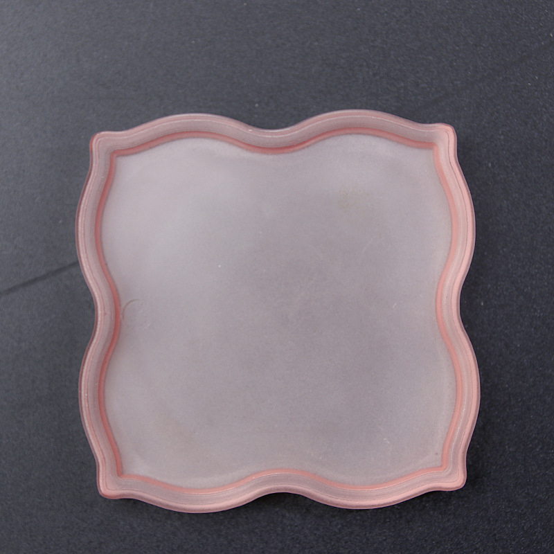 Πατάκι για τσάι από θερμοανθεκτικό γυαλί με ματ φινίρισμα, κινεζικού στυλ, αντι-κάψιμο