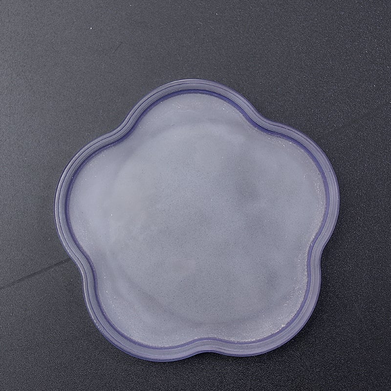 Πατάκι για τσάι από θερμοανθεκτικό γυαλί με ματ φινίρισμα, κινεζικού στυλ, αντι-κάψιμο