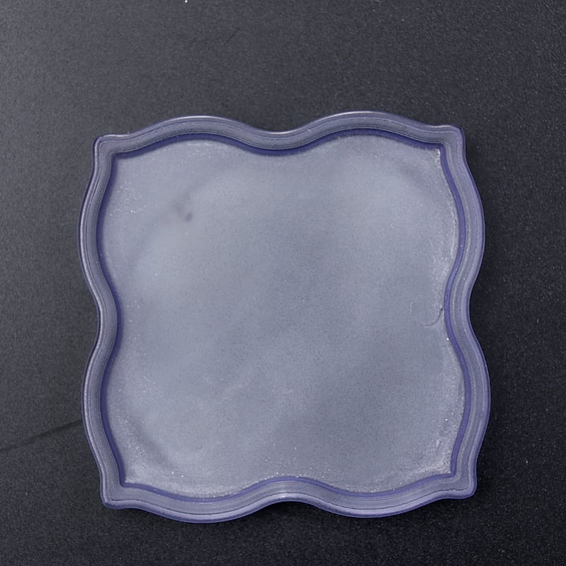 Πατάκι για τσάι από θερμοανθεκτικό γυαλί με ματ φινίρισμα, κινεζικού στυλ, αντι-κάψιμο