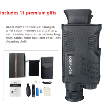 Nočný monokulár s IR, digitálny deň/noc, dvojúčelové pre vonkajšie použitie