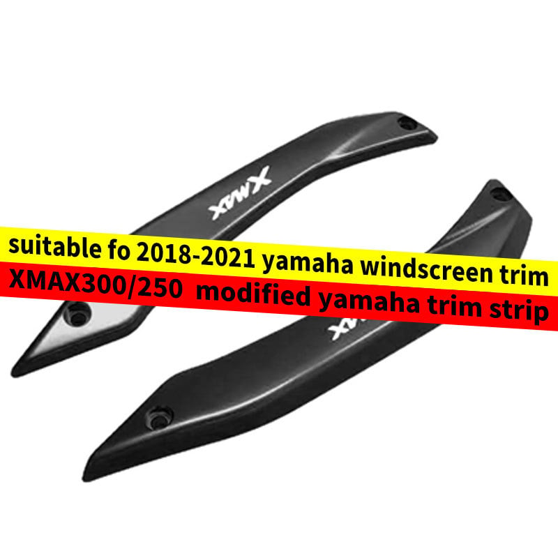 Yamaha XMAX Dekorativni pokrov za vjetrobran – aluminijska legura; Stil: vjetrobran; Funkcija: Ostalo; Kompatibilno s XMAX 2018–2021 (300/250)
