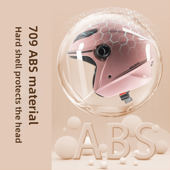 ABS kaciga za motocikl, 3/4 stil, certificirano 3C/Gb811-2022b za električna vozila, zimski model za odrasle, gradske vožnje
