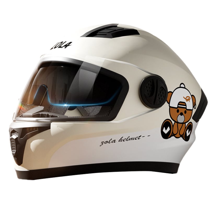 ZOLA Harley stil kaciga za motocikl, ABS, full-face kaciga, 3C certifikat (2023091105021214), za odrasle, sve sezone, za svakodnevnu vožnju