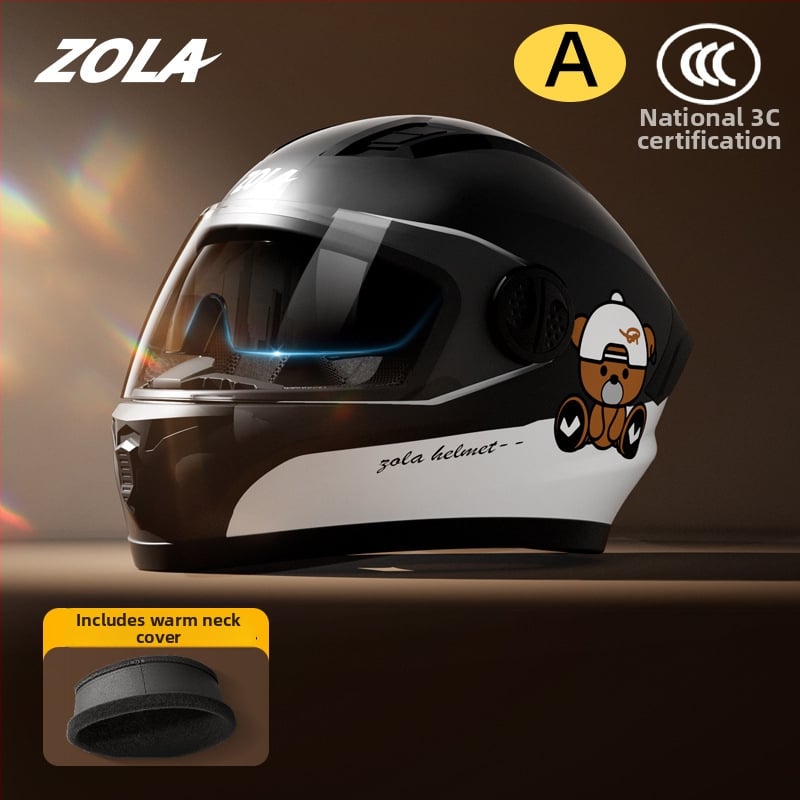 ZOLA Harley stil kaciga za motocikl, ABS, full-face kaciga, 3C certifikat (2023091105021214), za odrasle, sve sezone, za svakodnevnu vožnju