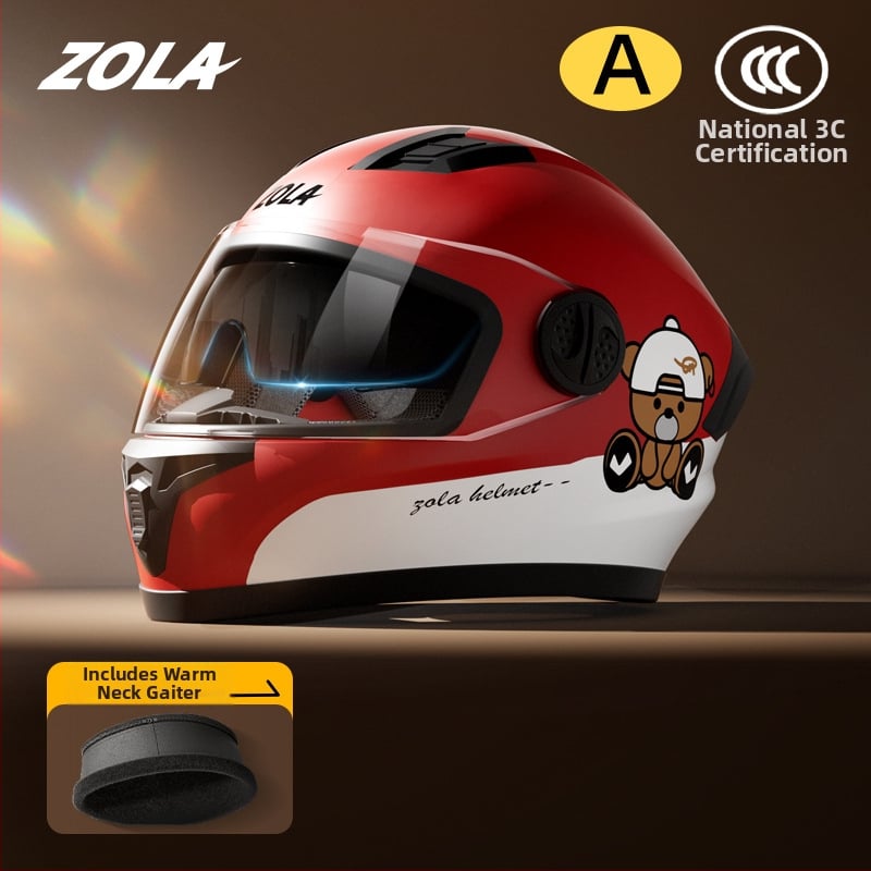 ZOLA Harley stil kaciga za motocikl, ABS, full-face kaciga, 3C certifikat (2023091105021214), za odrasle, sve sezone, za svakodnevnu vožnju